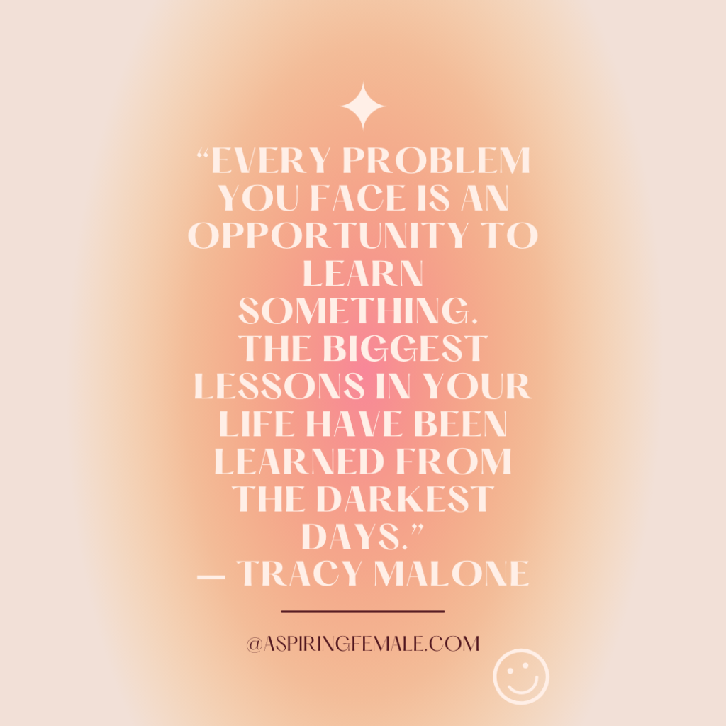 “Every problem you face is an opportunity to learn something. The biggest lessons in your life have been learned from the darkest days.”― Tracy Malone
Heal
